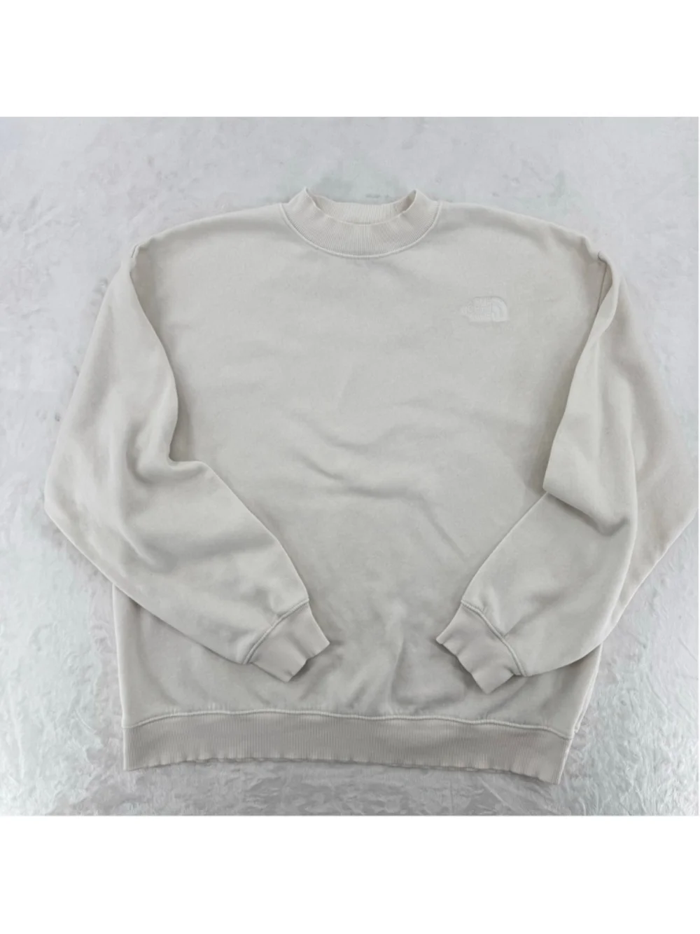 The North Face Evolution Sweatshirt Crewneck Cream Oversized Comfy Men’s Large